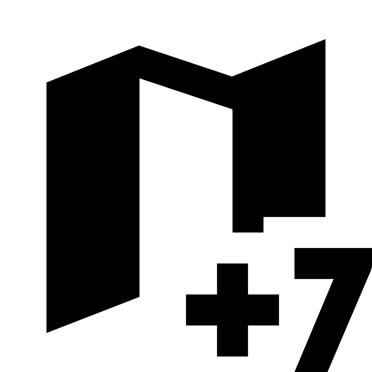 material sharp style 시간대 +7 icon