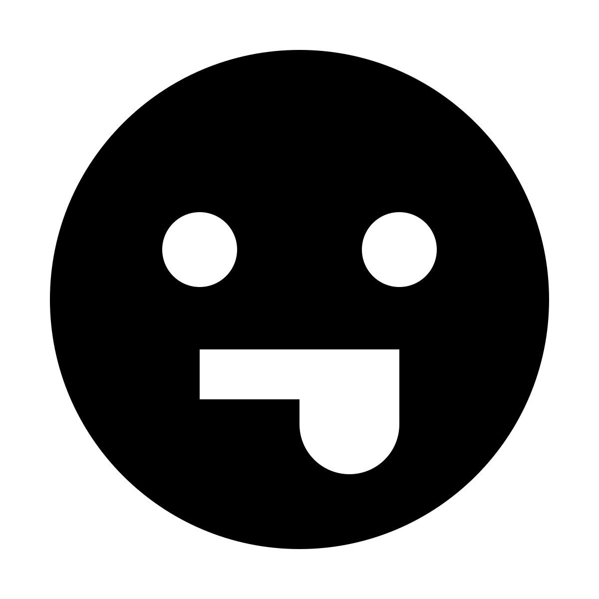 material sharp style 伸出舌头 icon