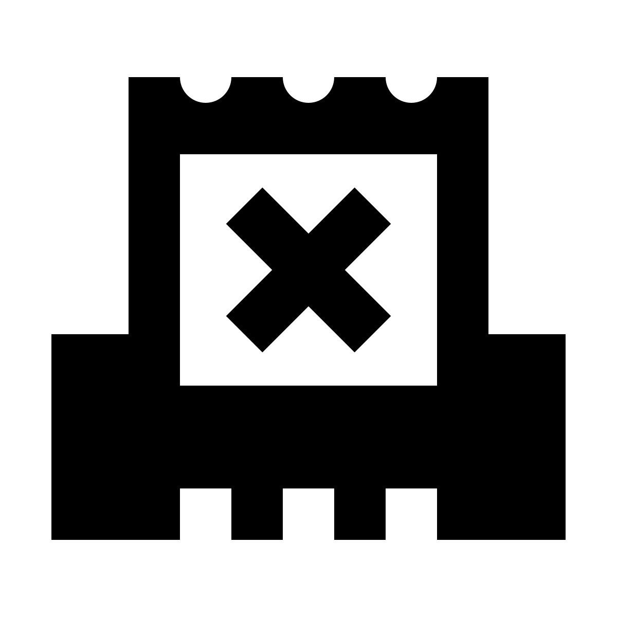 material sharp style 거래 거부 icon