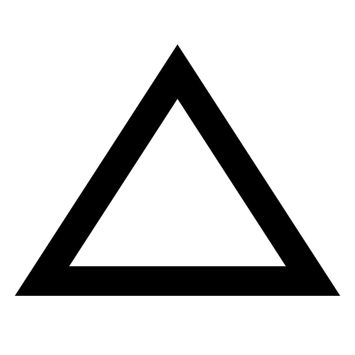 material sharp style 三角形 icon