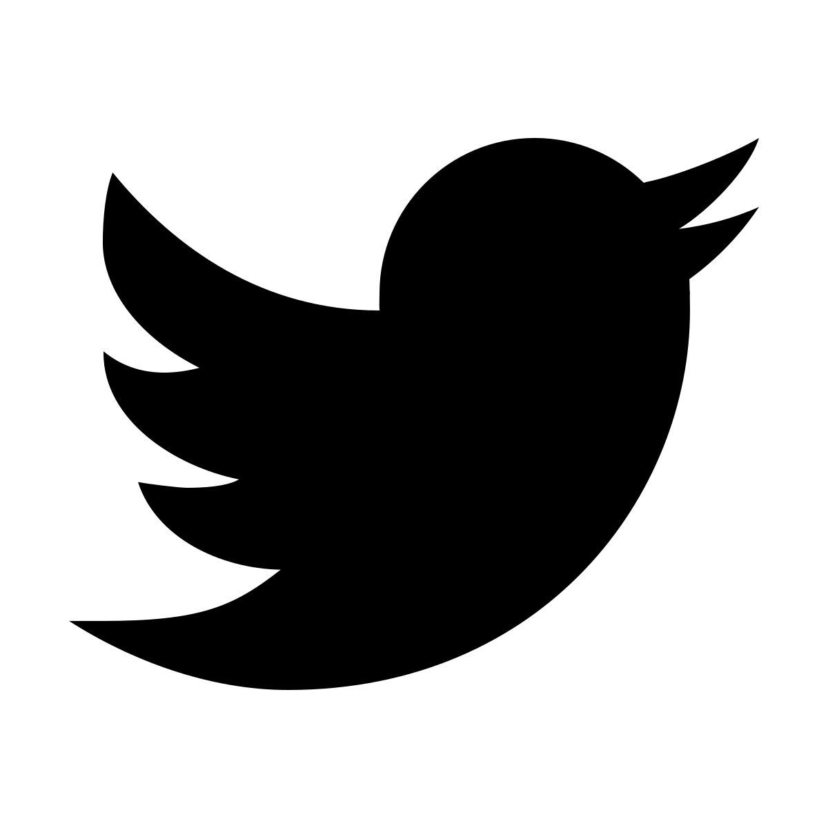 material sharp style twitter icon