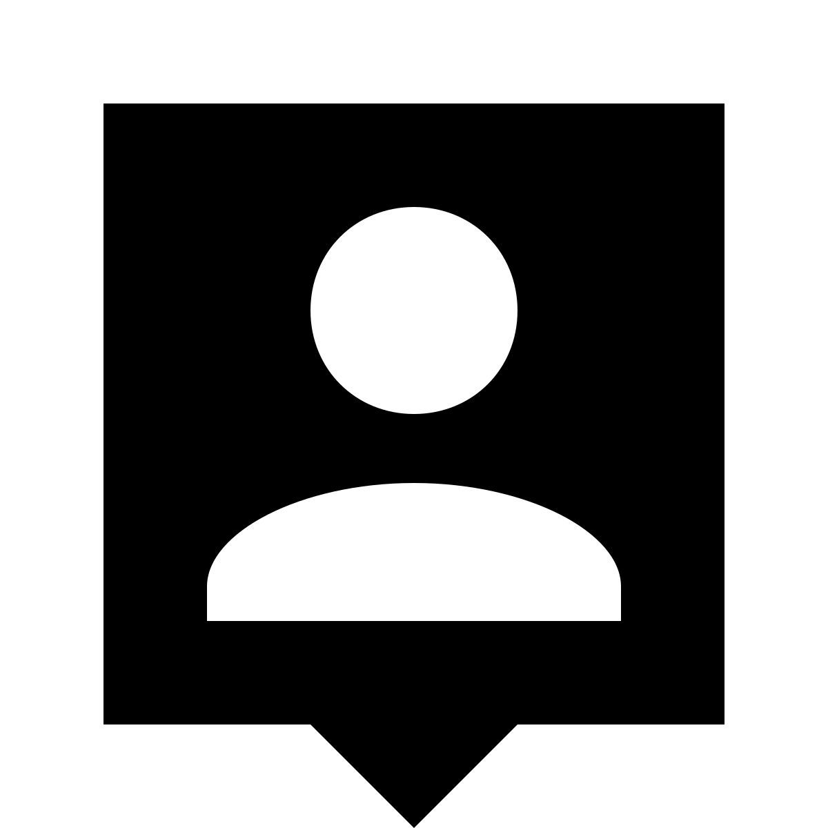 material sharp style ubicación del usuario icon