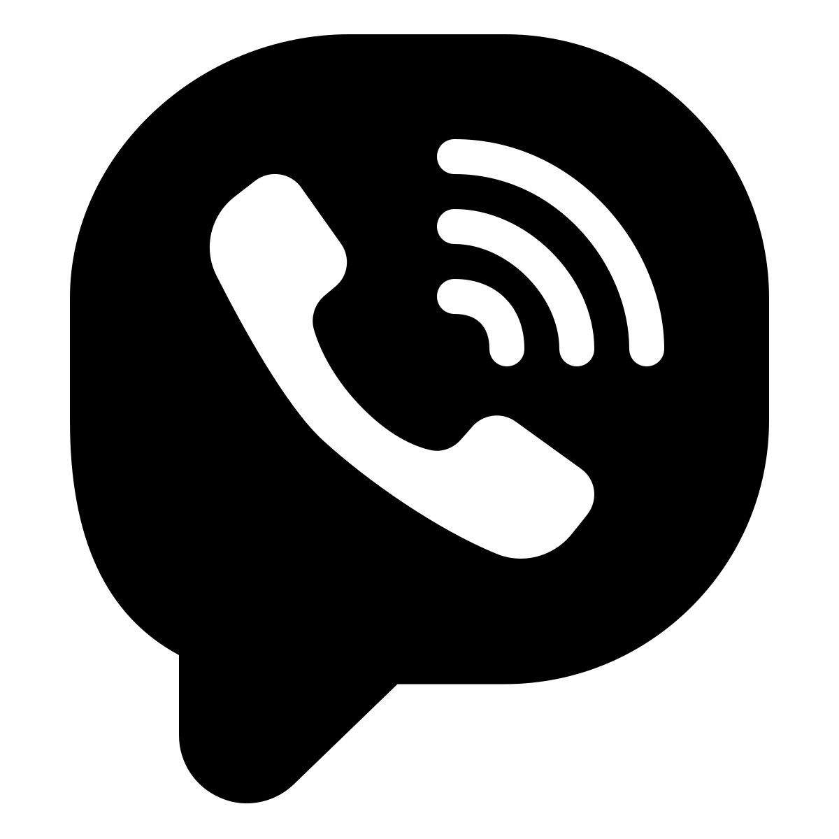 material sharp style viber icon