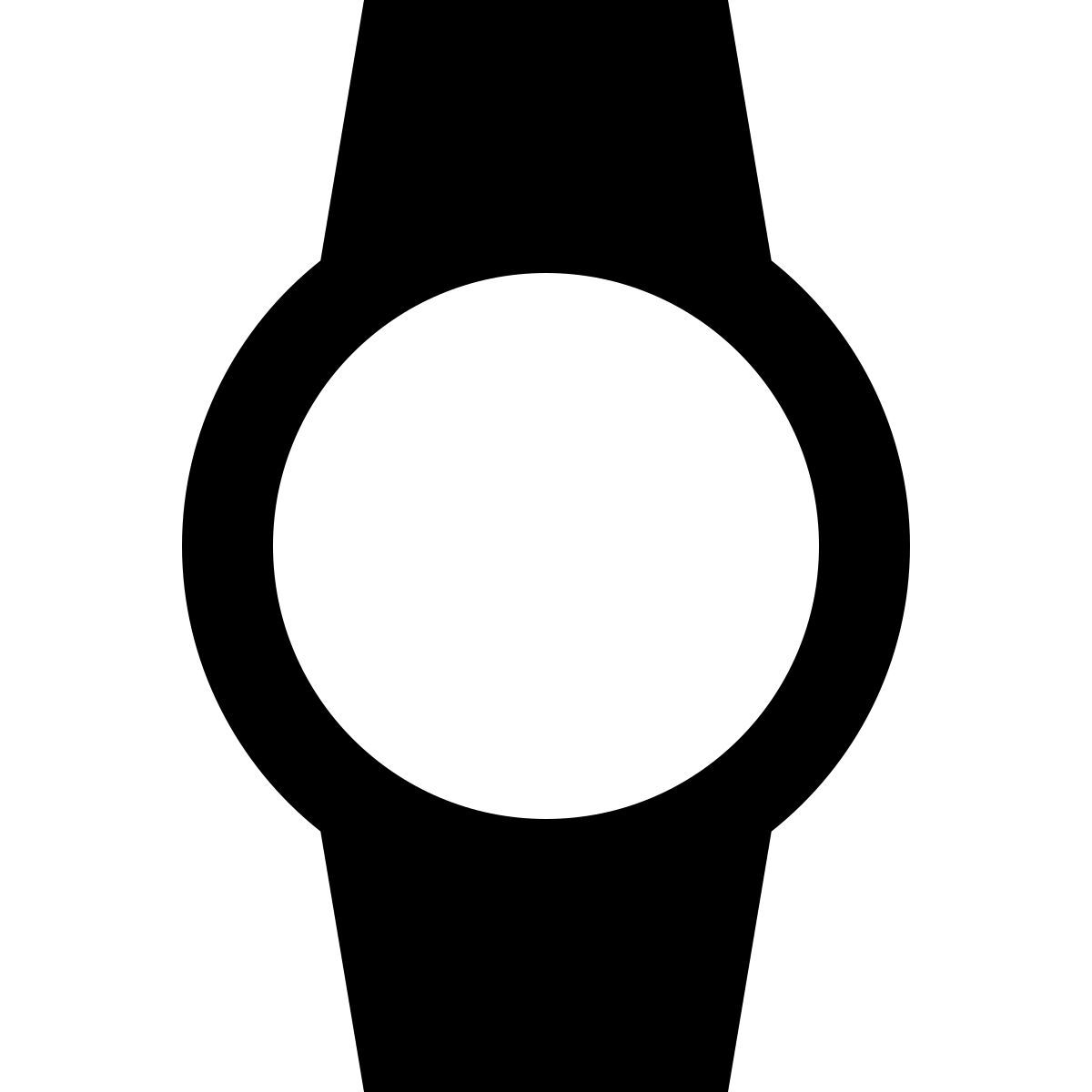 material sharp style watches front view icon