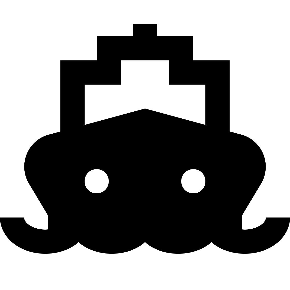 material sharp style transporte de agua icon