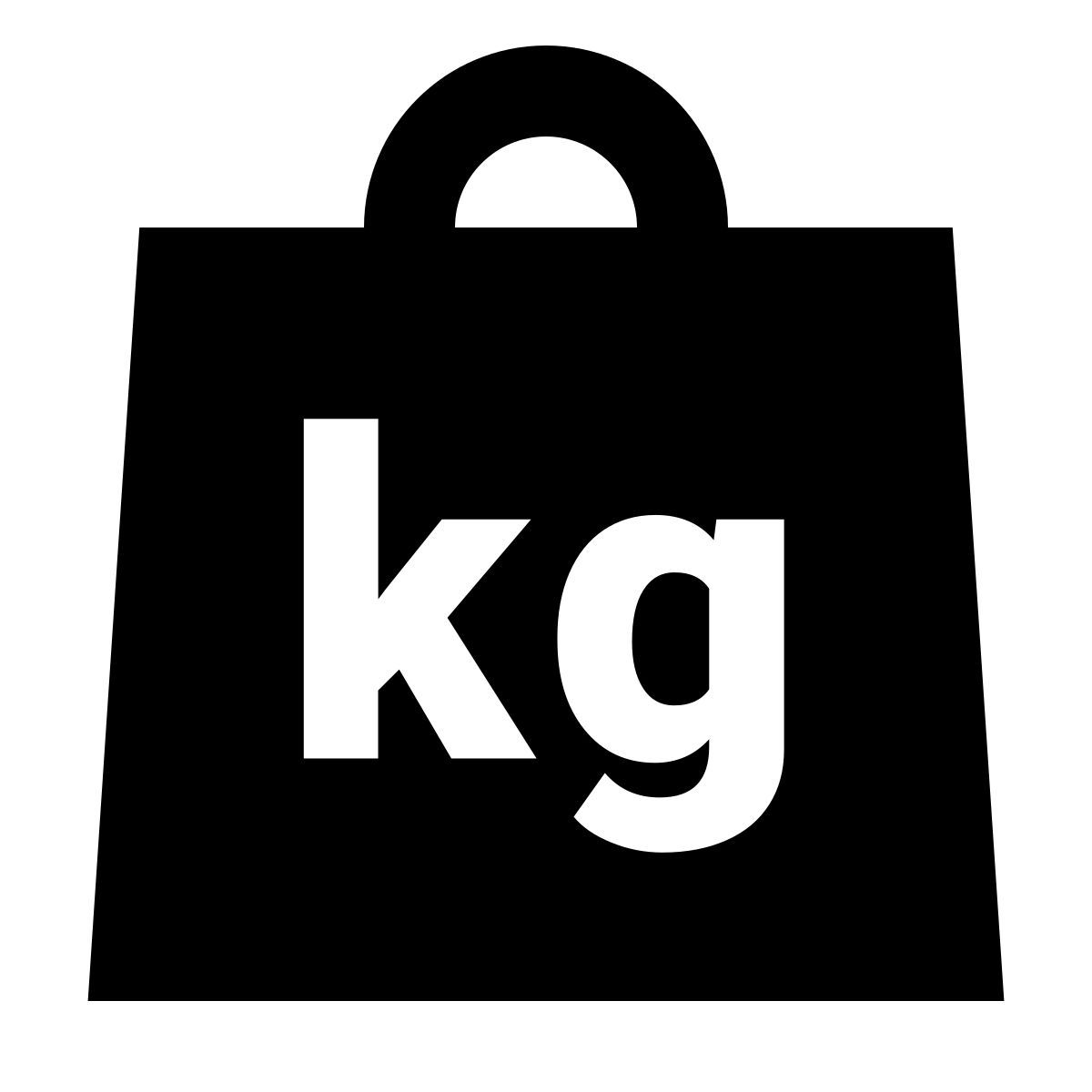 material sharp style 무게 kg icon