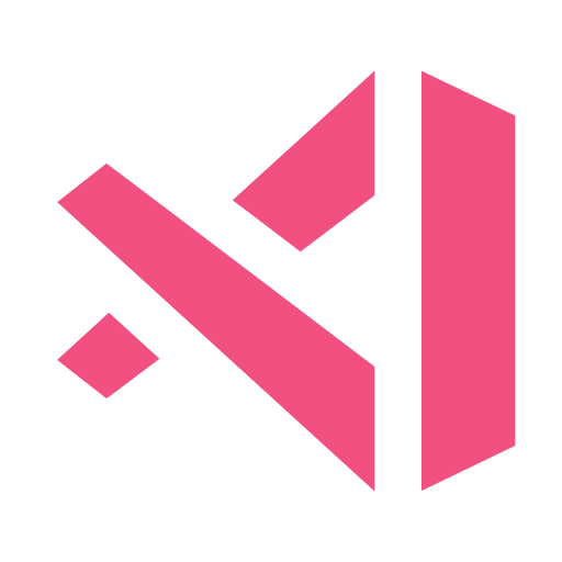 Pink Visual Studio icons for modern design