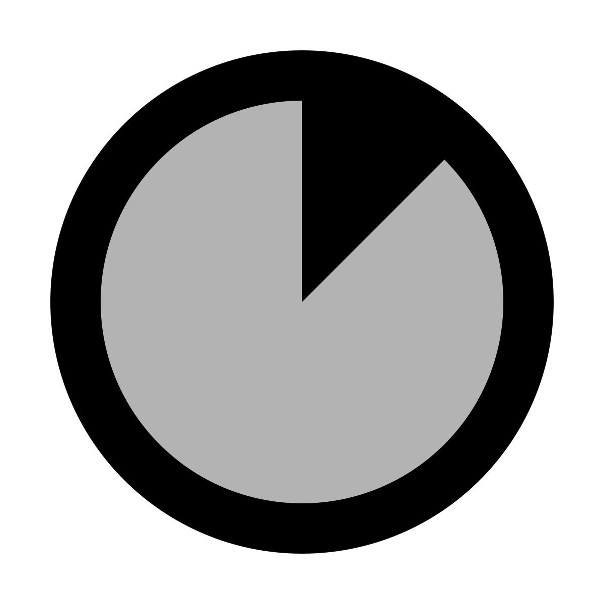 material two tone style 45度 icon