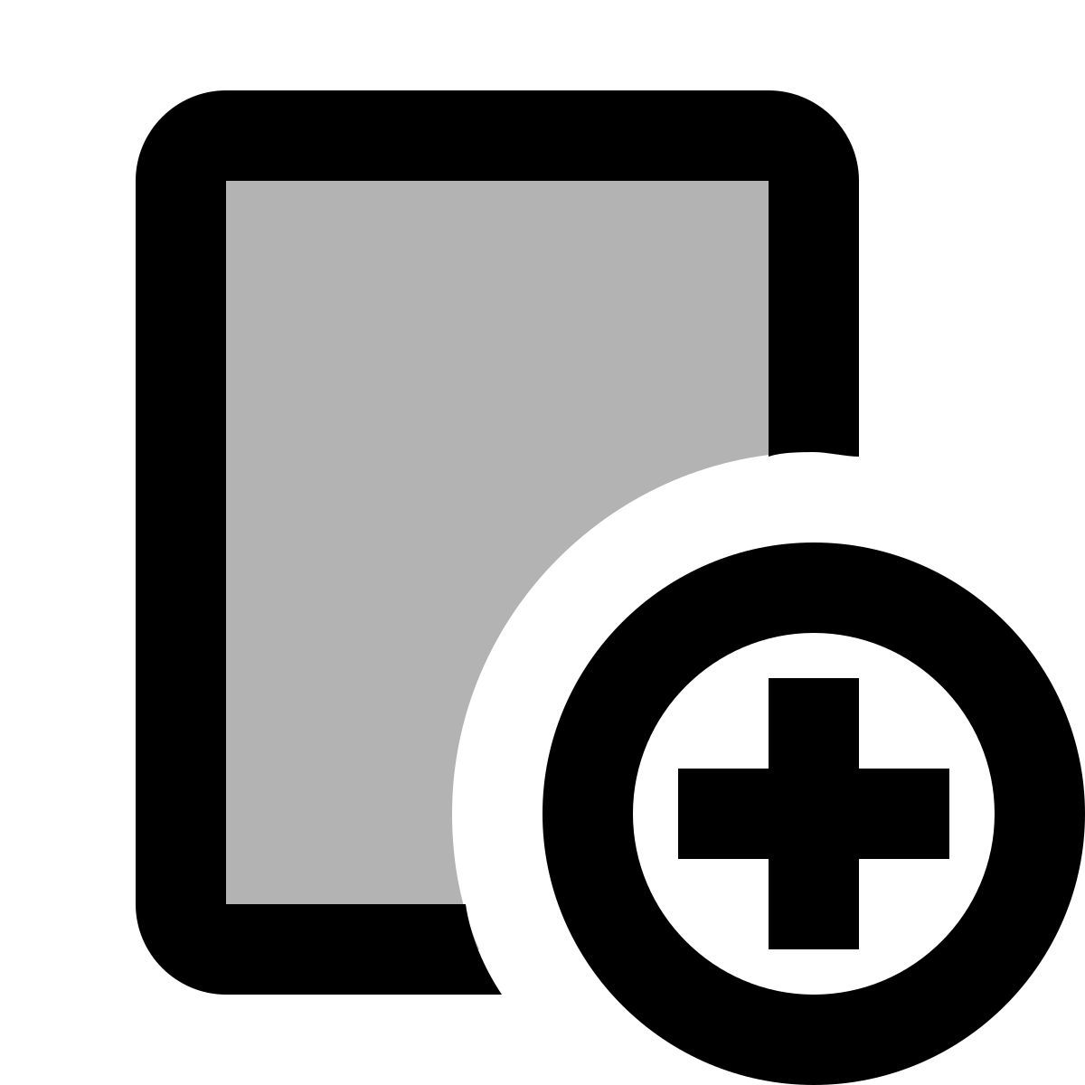 material two tone style buch hinzufügen icon