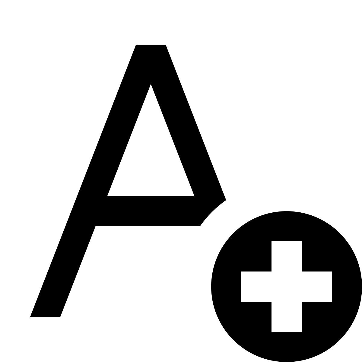 material two tone style añadir texto icon