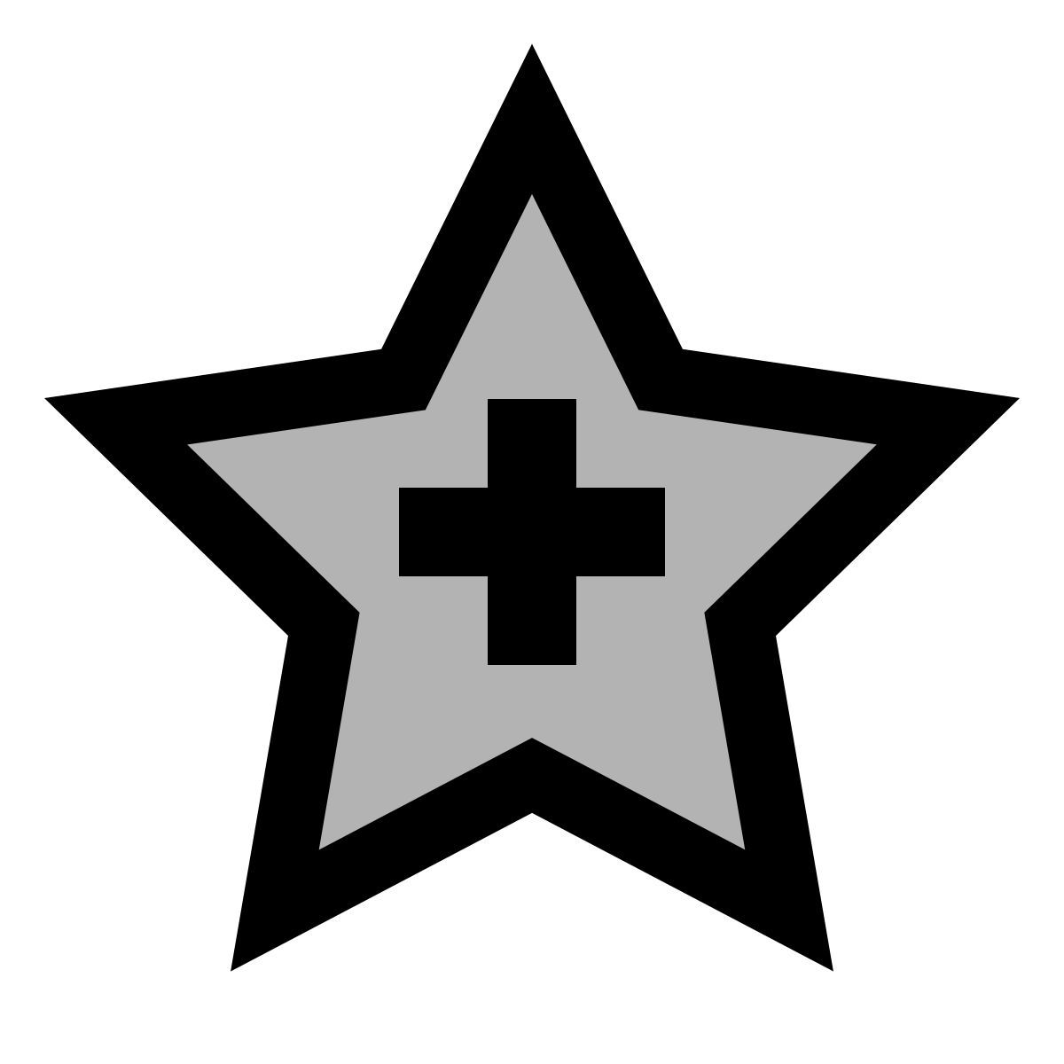 material two tone style add to favorites icon