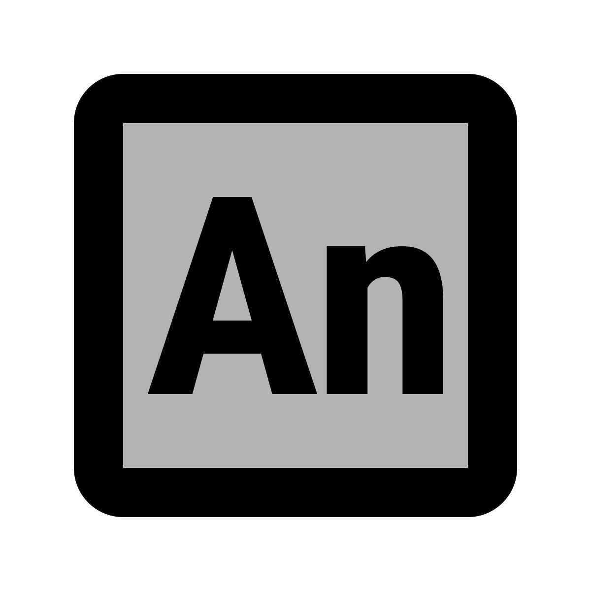 material two tone style adobe 动画 icon