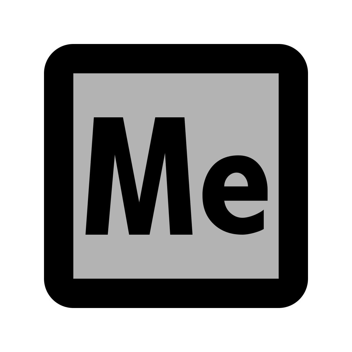 material two tone style codificador adobe media icon