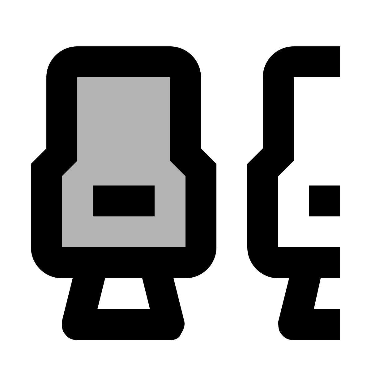 material two tone style sitz icon