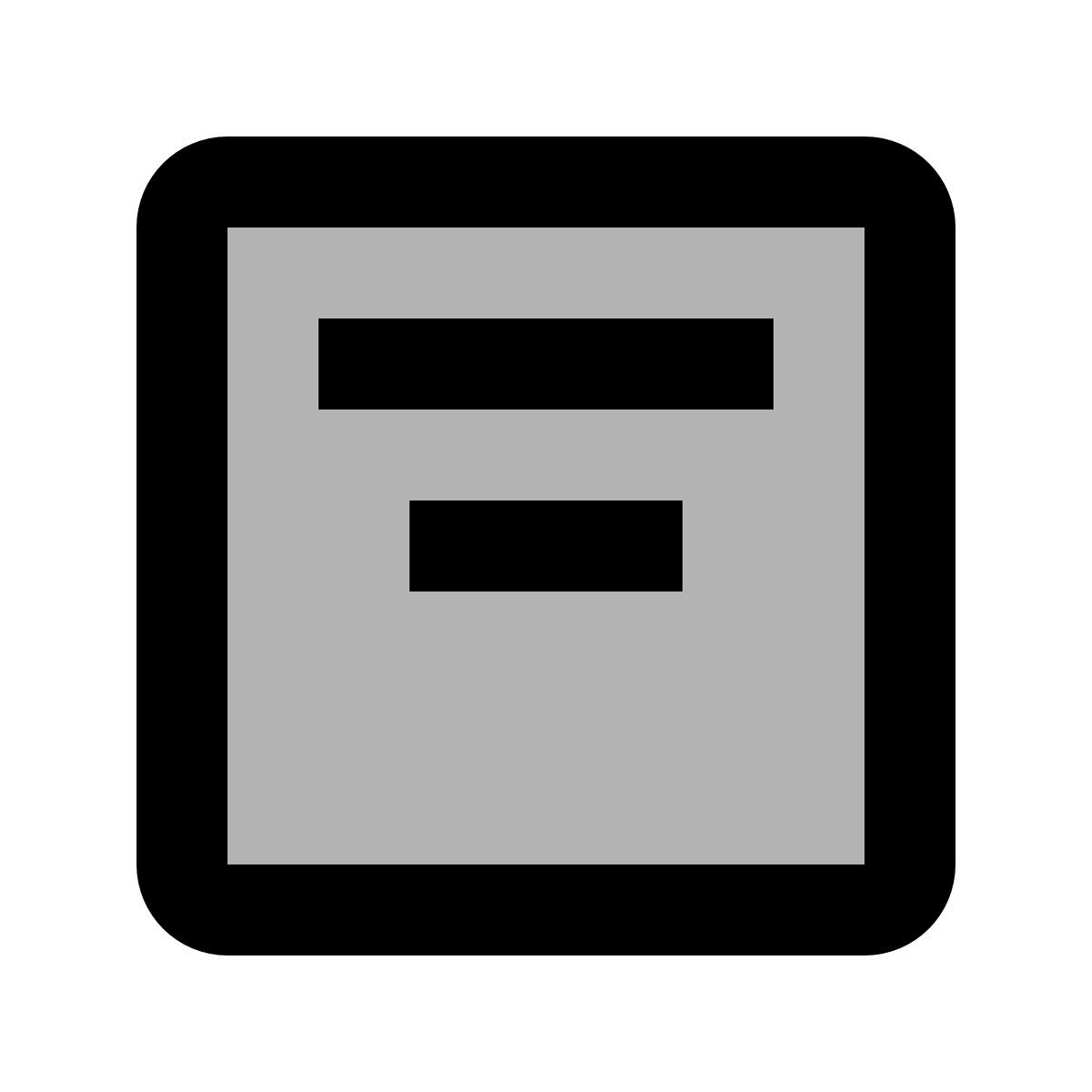 material two tone style aligner le contenu de la cellule vers le haut icon