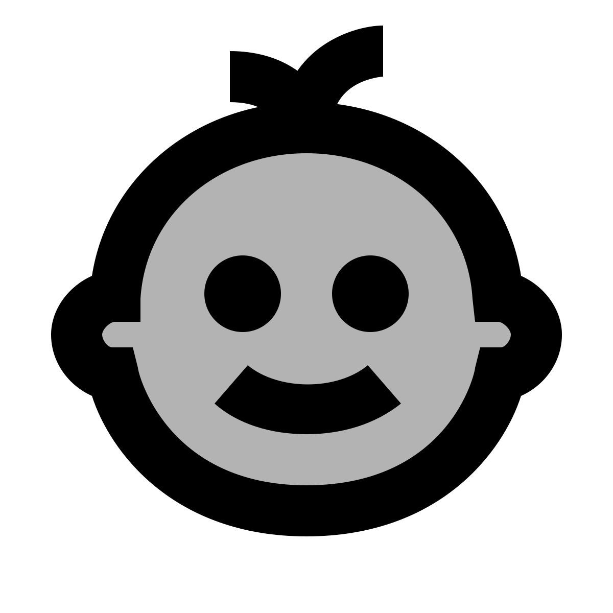 material two tone style 宝宝的房间 icon