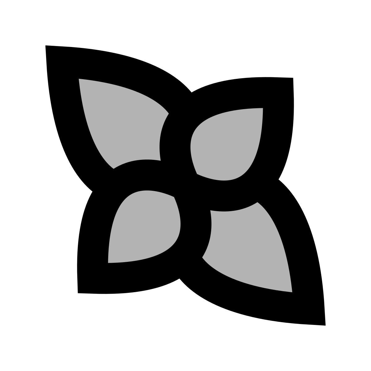 material two tone style 바질 icon