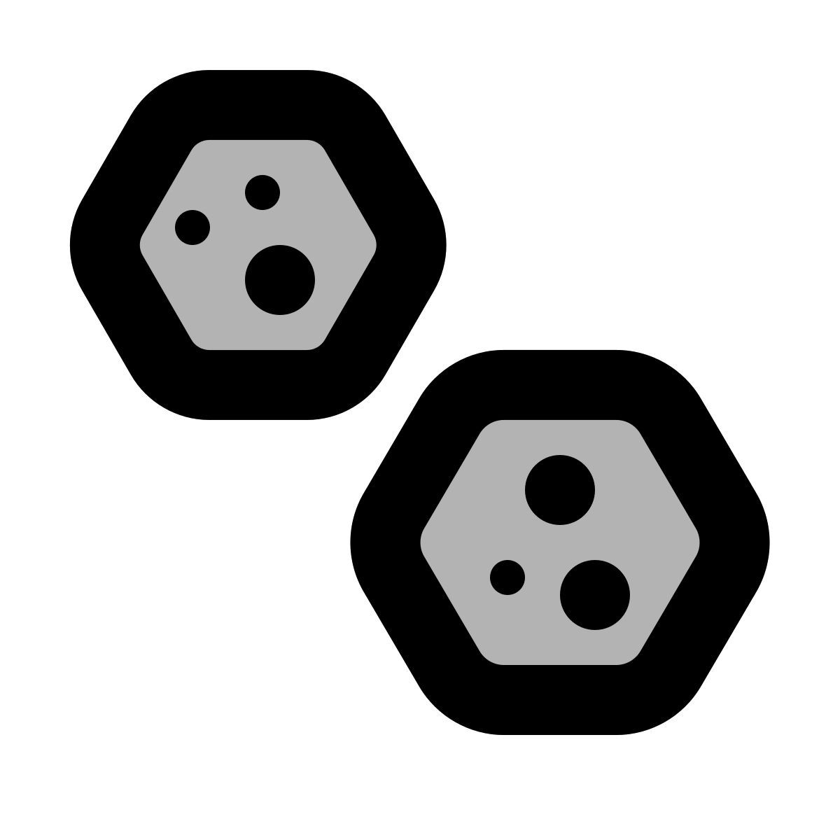 material two tone style 体细胞 icon