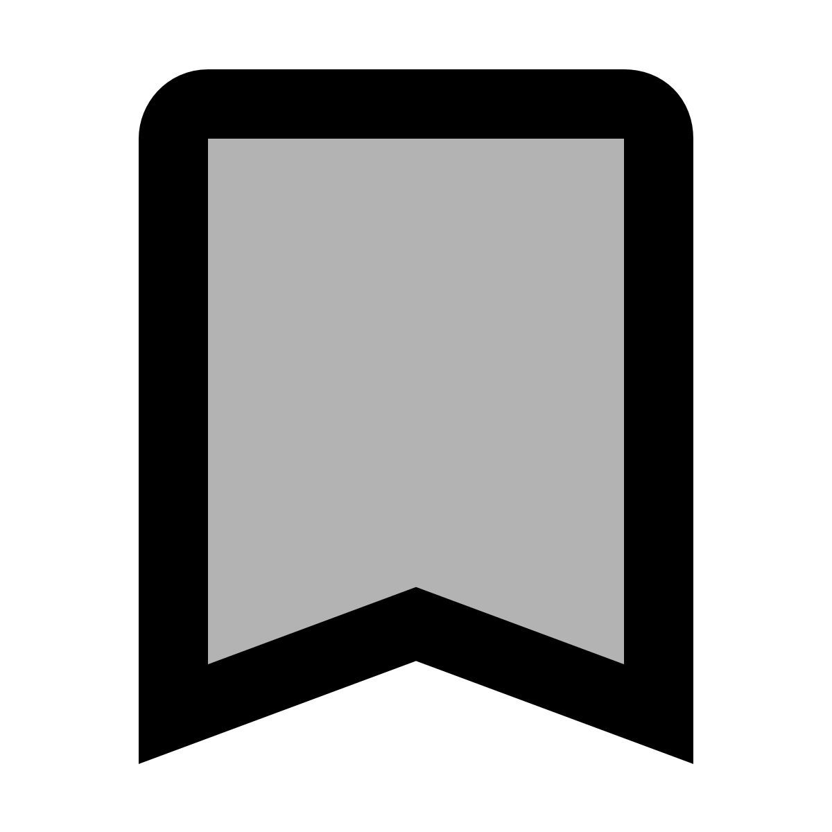 material two tone style 书签功能区 icon