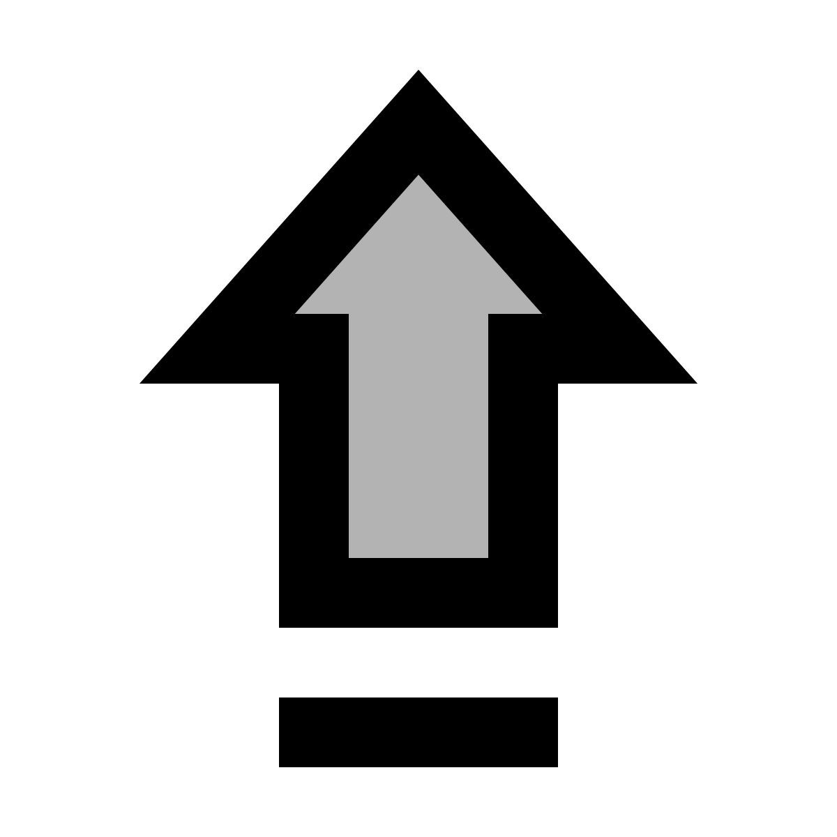 material two tone style el bloqueo de mayúsculas icon