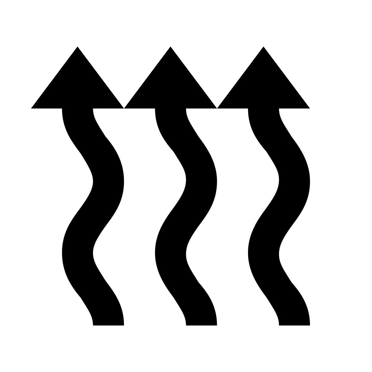 material two tone style 暖气 icon