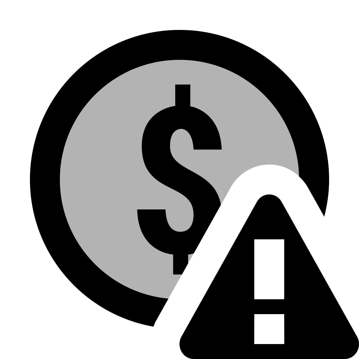 material two tone style economico 2 icon