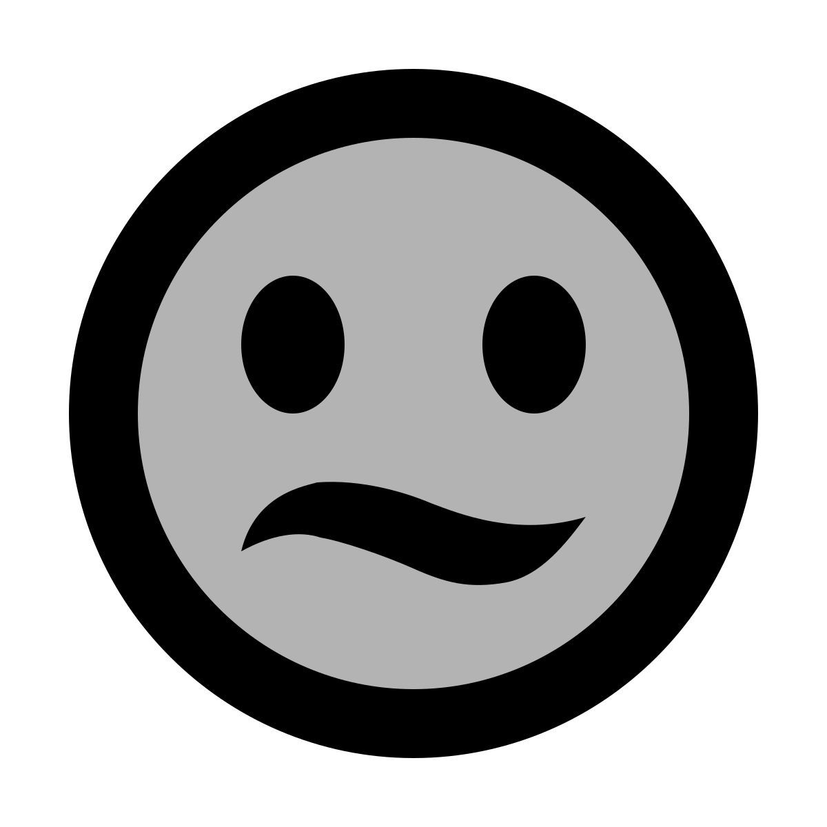 material two tone style confuso icon