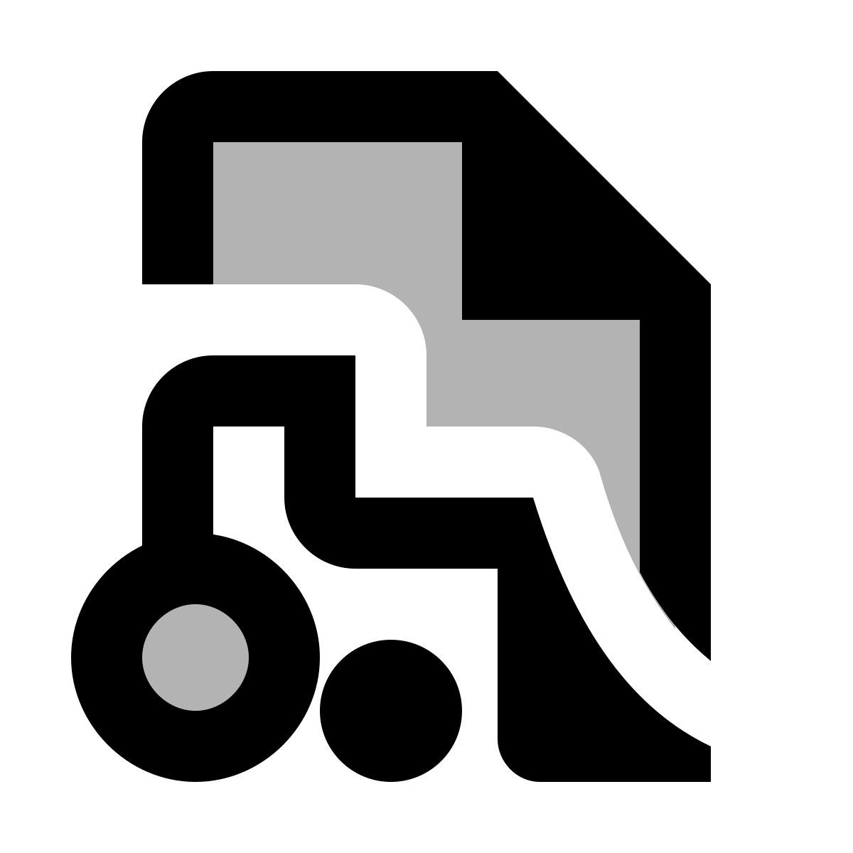 material two tone style 구성 icon