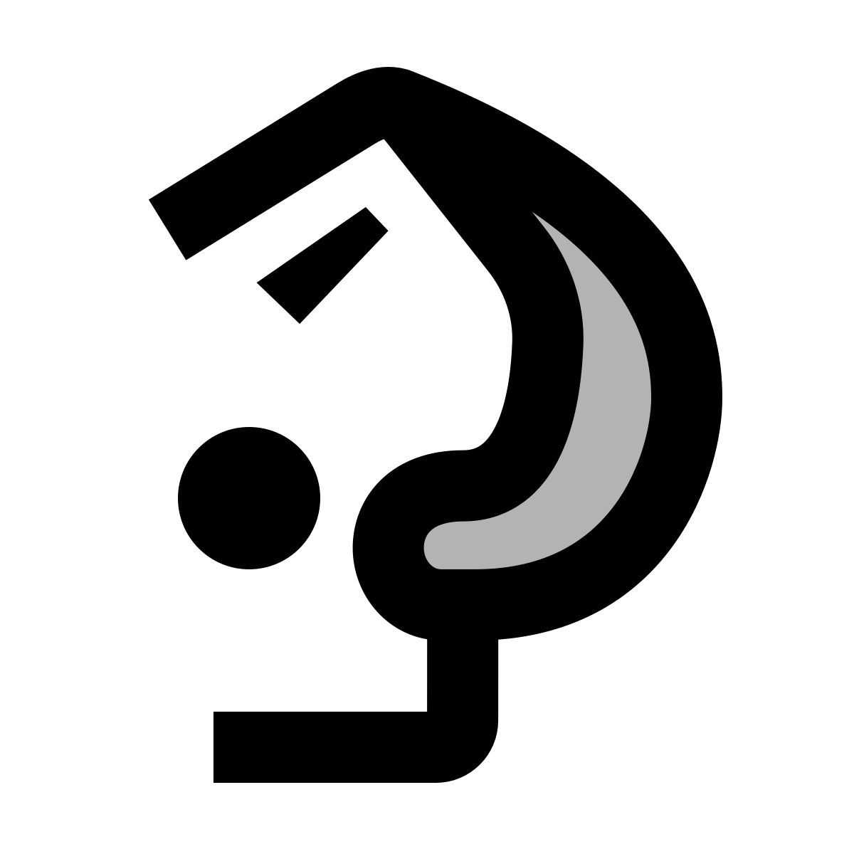 material two tone style contortionist icon