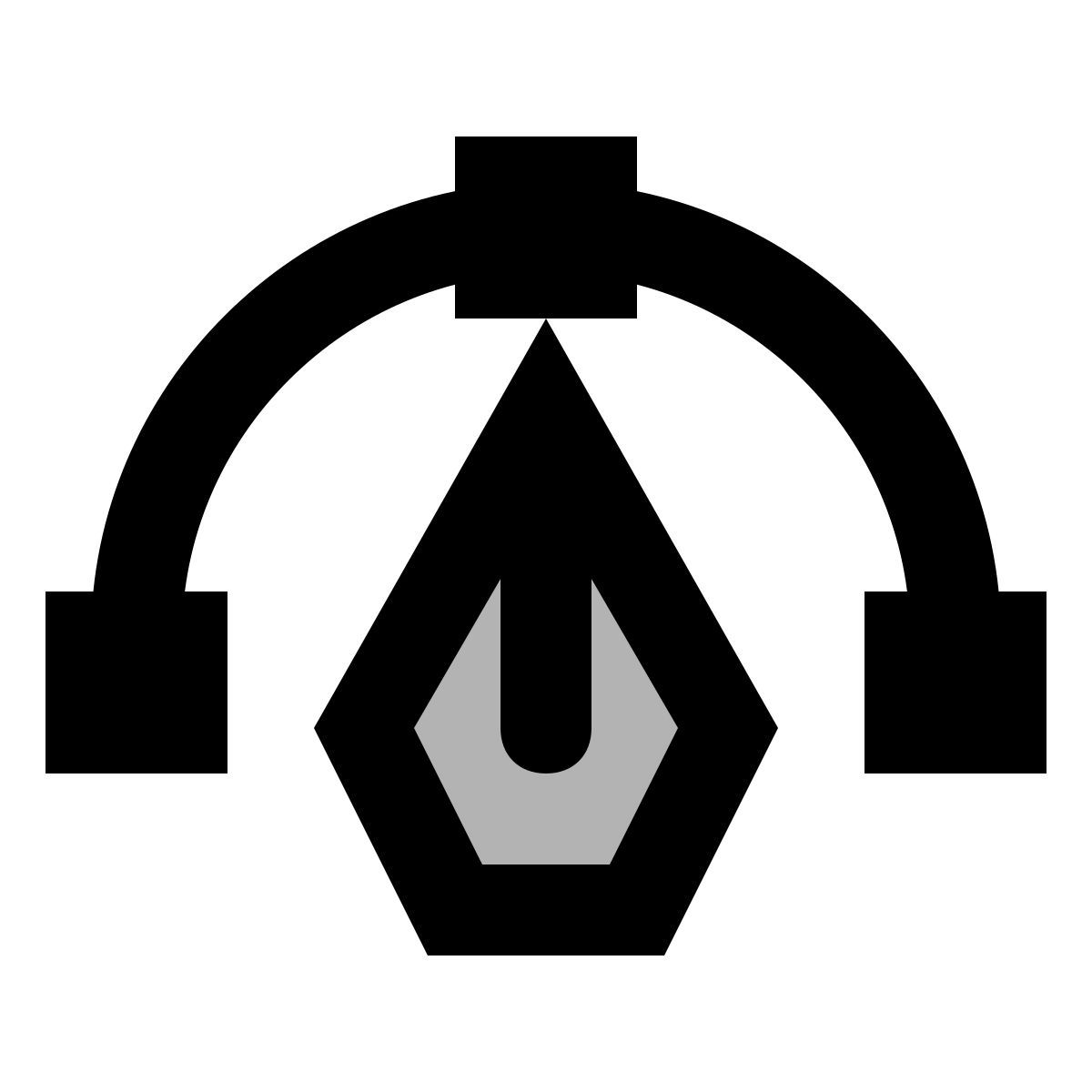 material two tone style grafikdesign icon