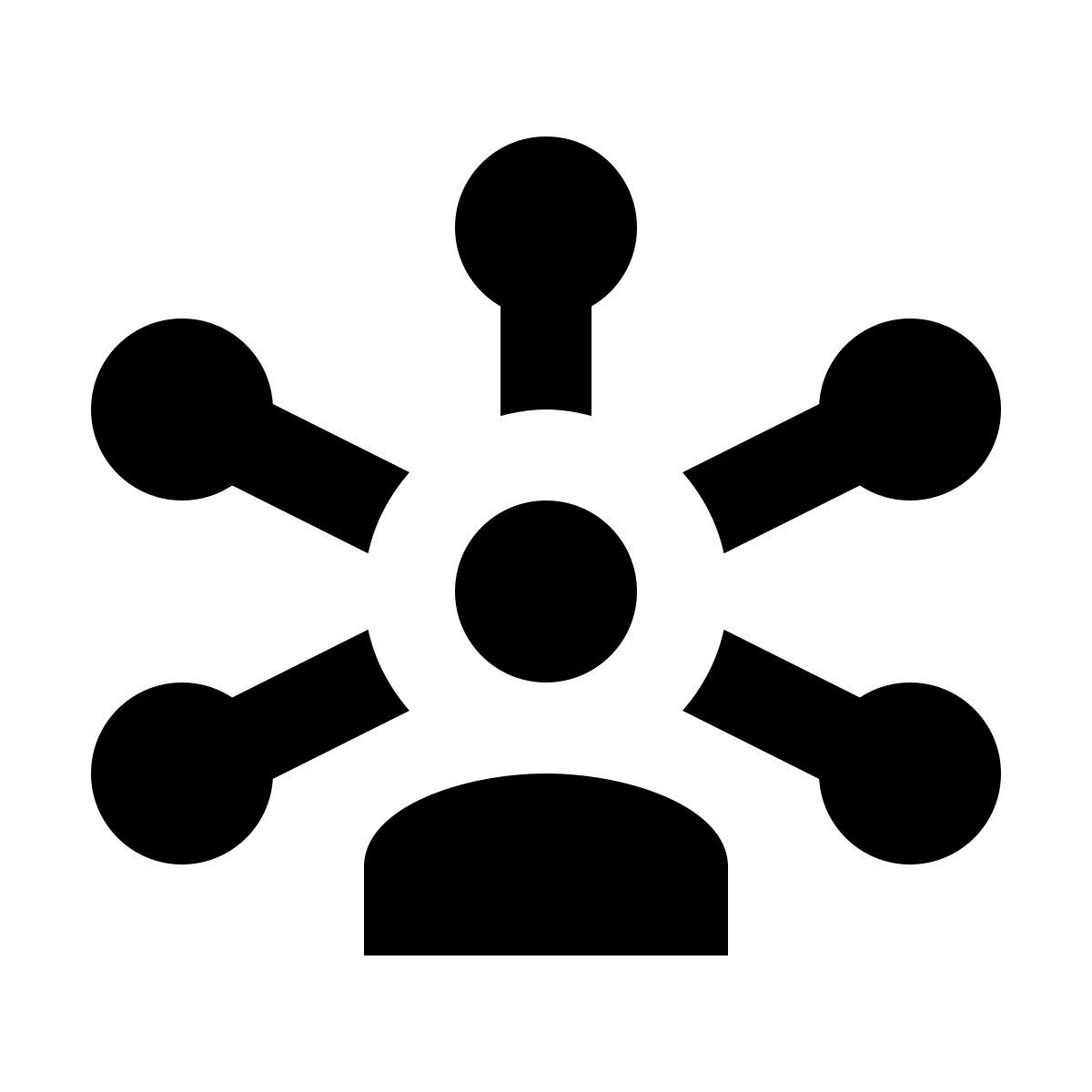 material two tone style customer insights manager icon