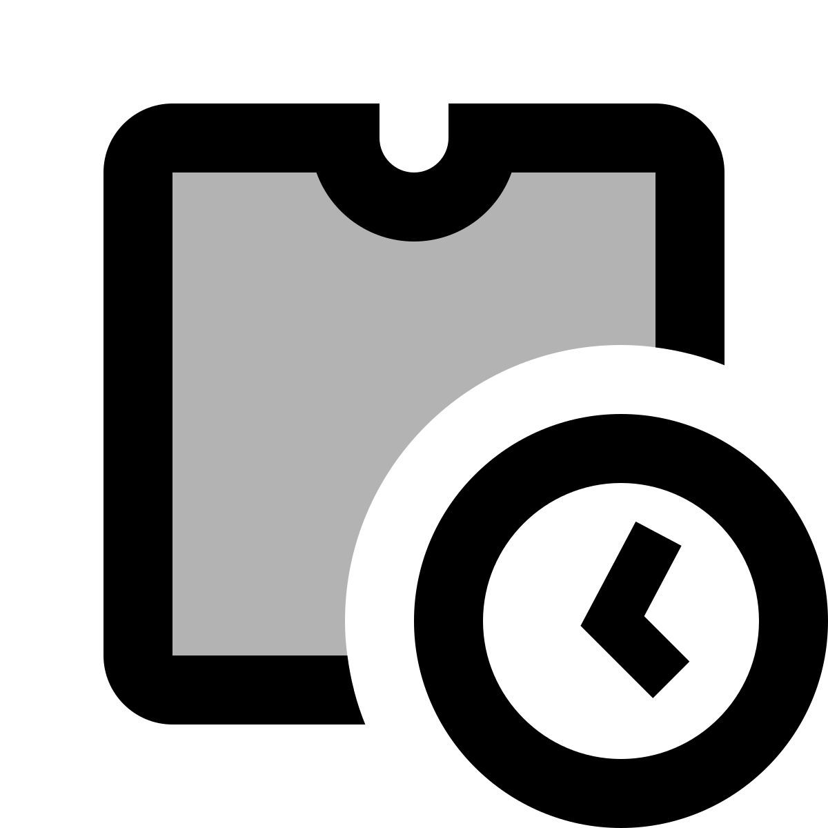 material two tone style données en attente icon