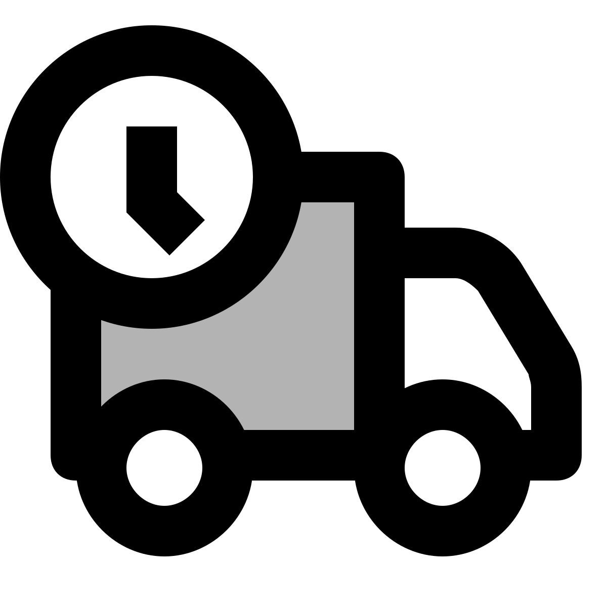 material two tone style 运送食物 icon