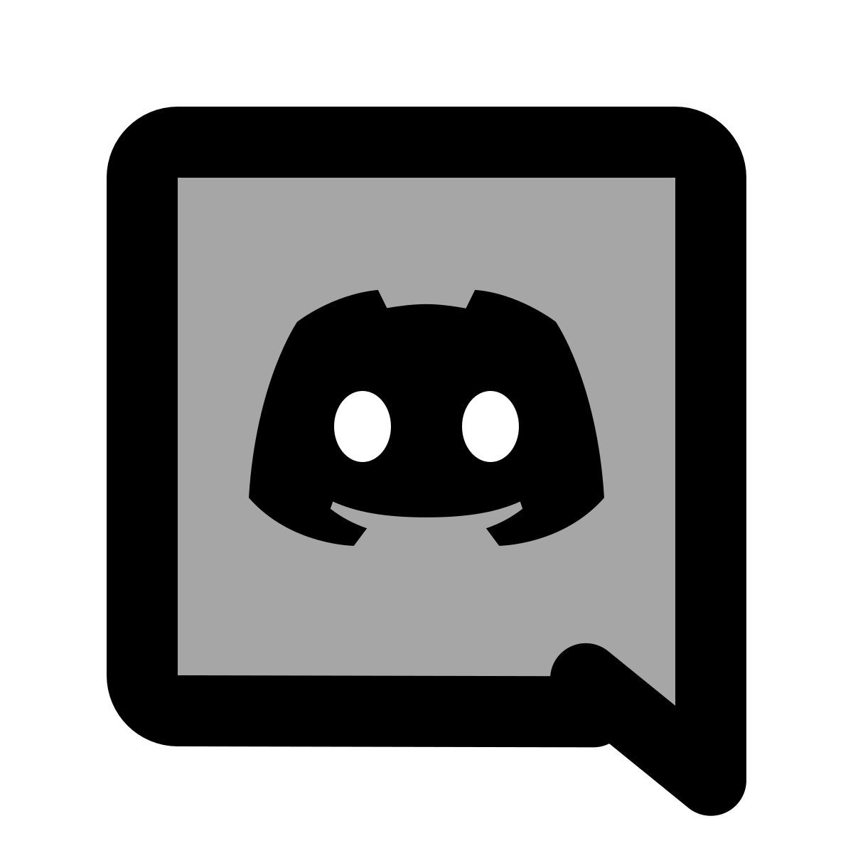 material two tone style “不和”新 logo icon