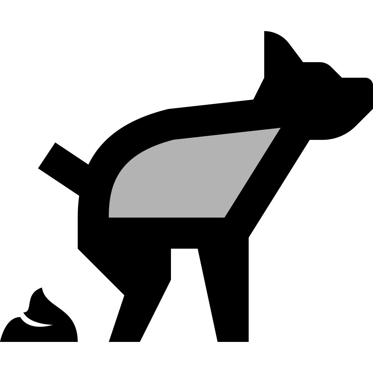 material two tone style 쓰레기 icon