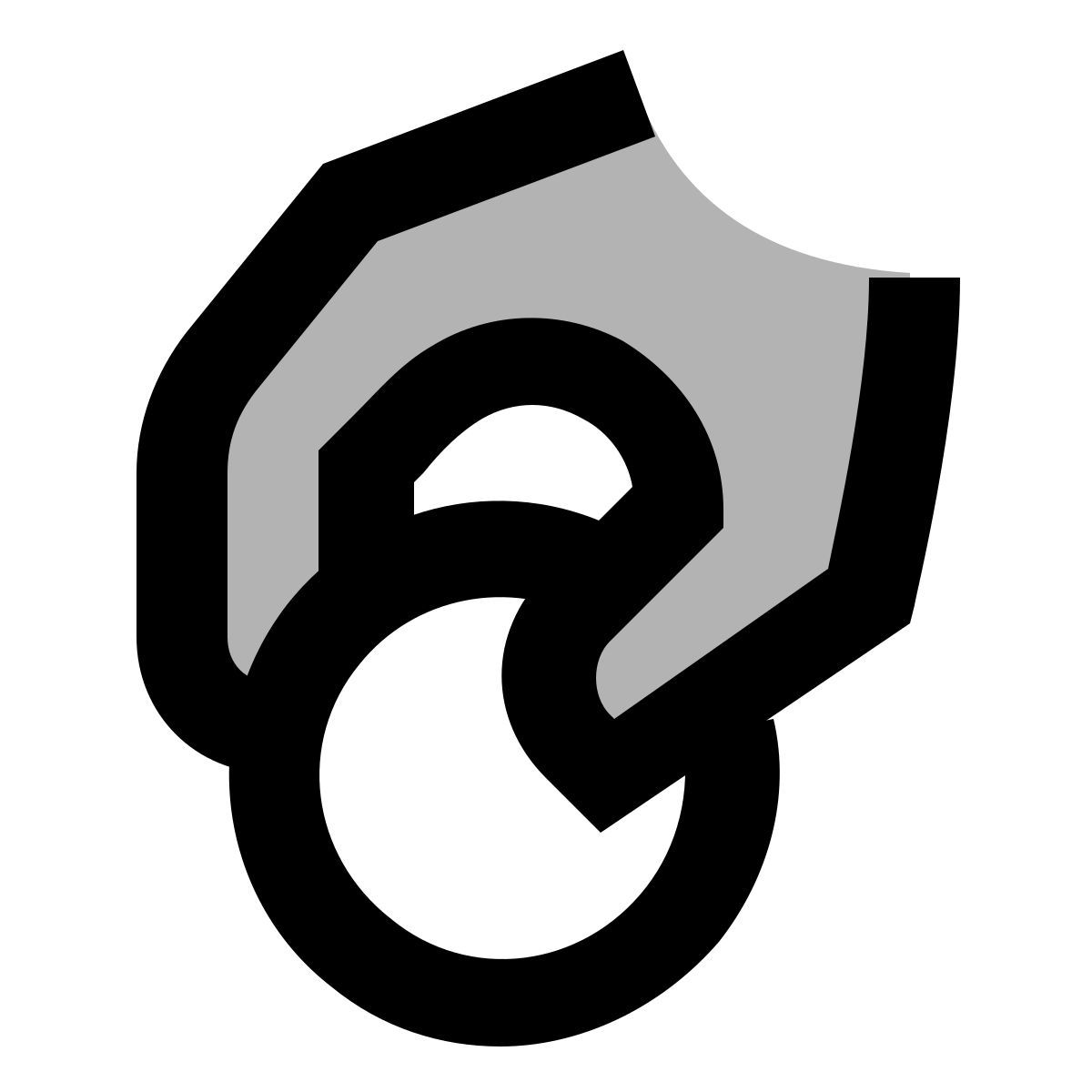 material two tone style faire un don icon