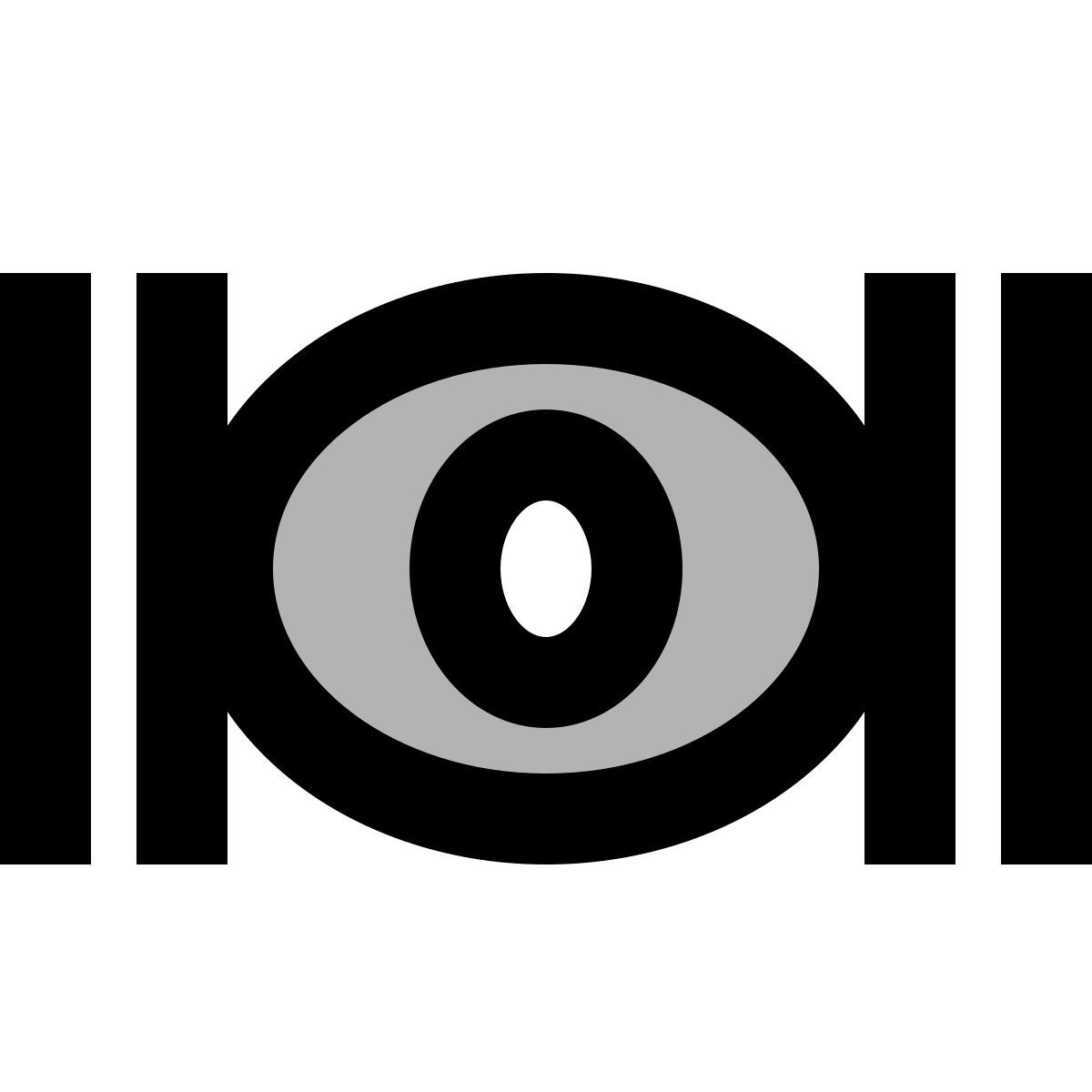 material two tone style double note entière icon