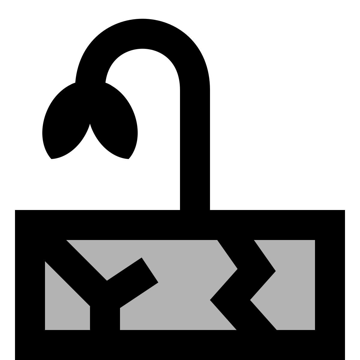 material two tone style sequía icon