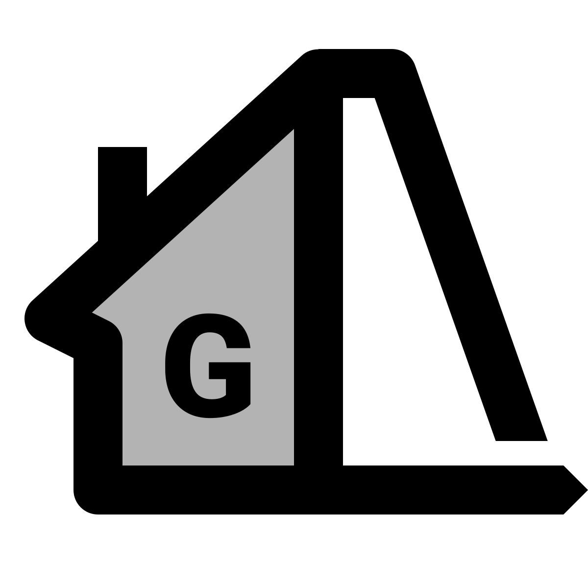 material two tone style 에너지 효율 g icon