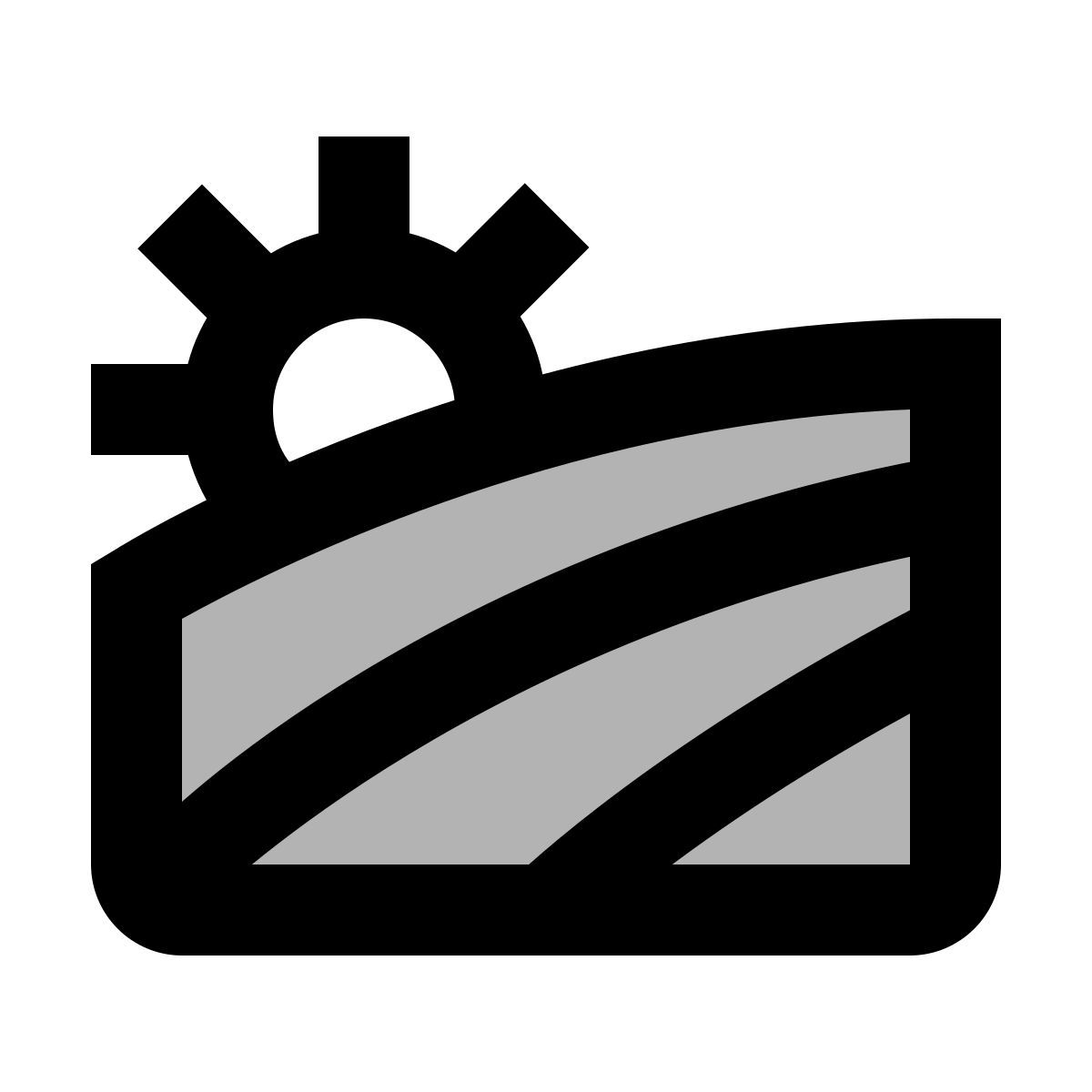 material two tone style field icon