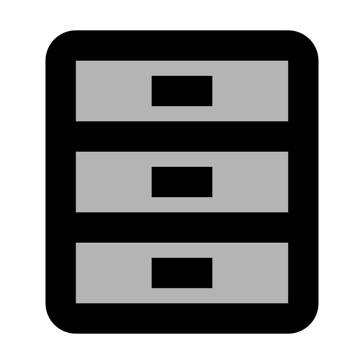 material two tone style cassetto icon