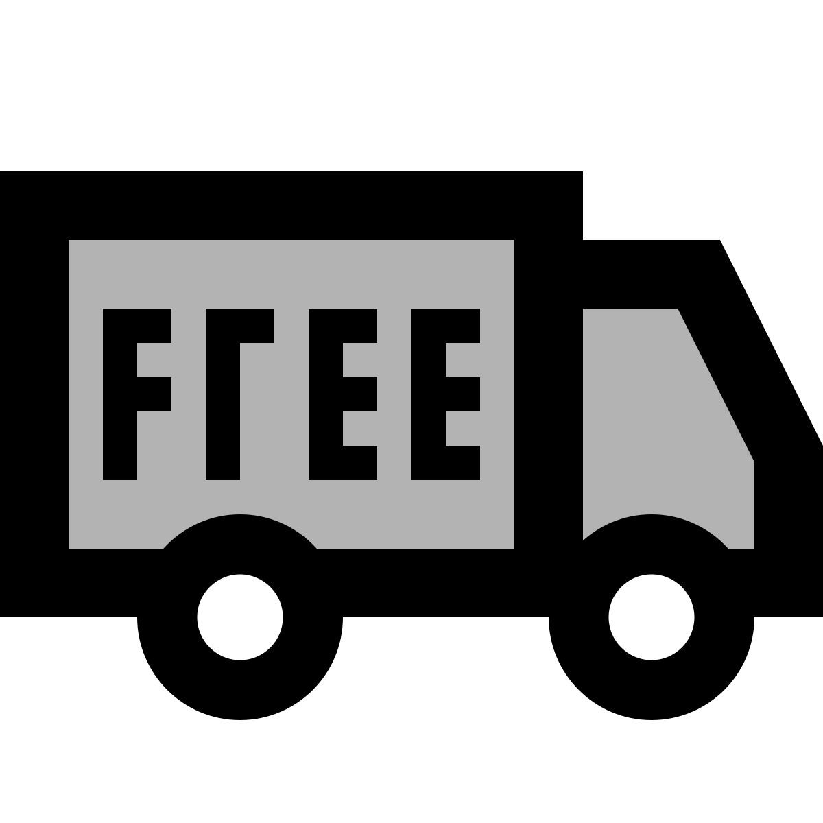 material two tone style envío gratuito icon