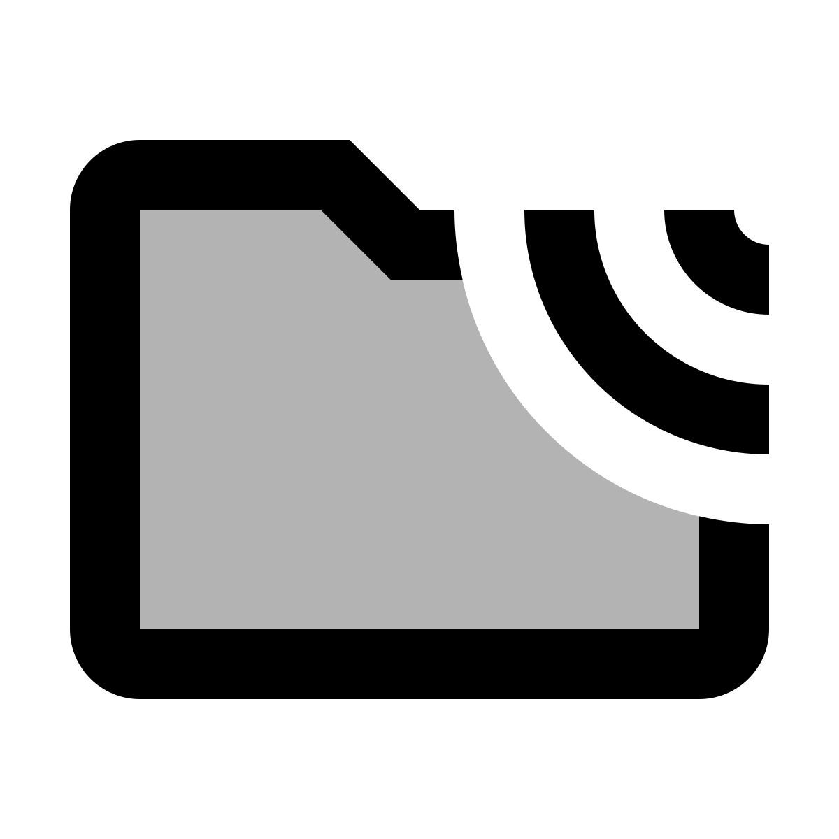 material two tone style ftp icon