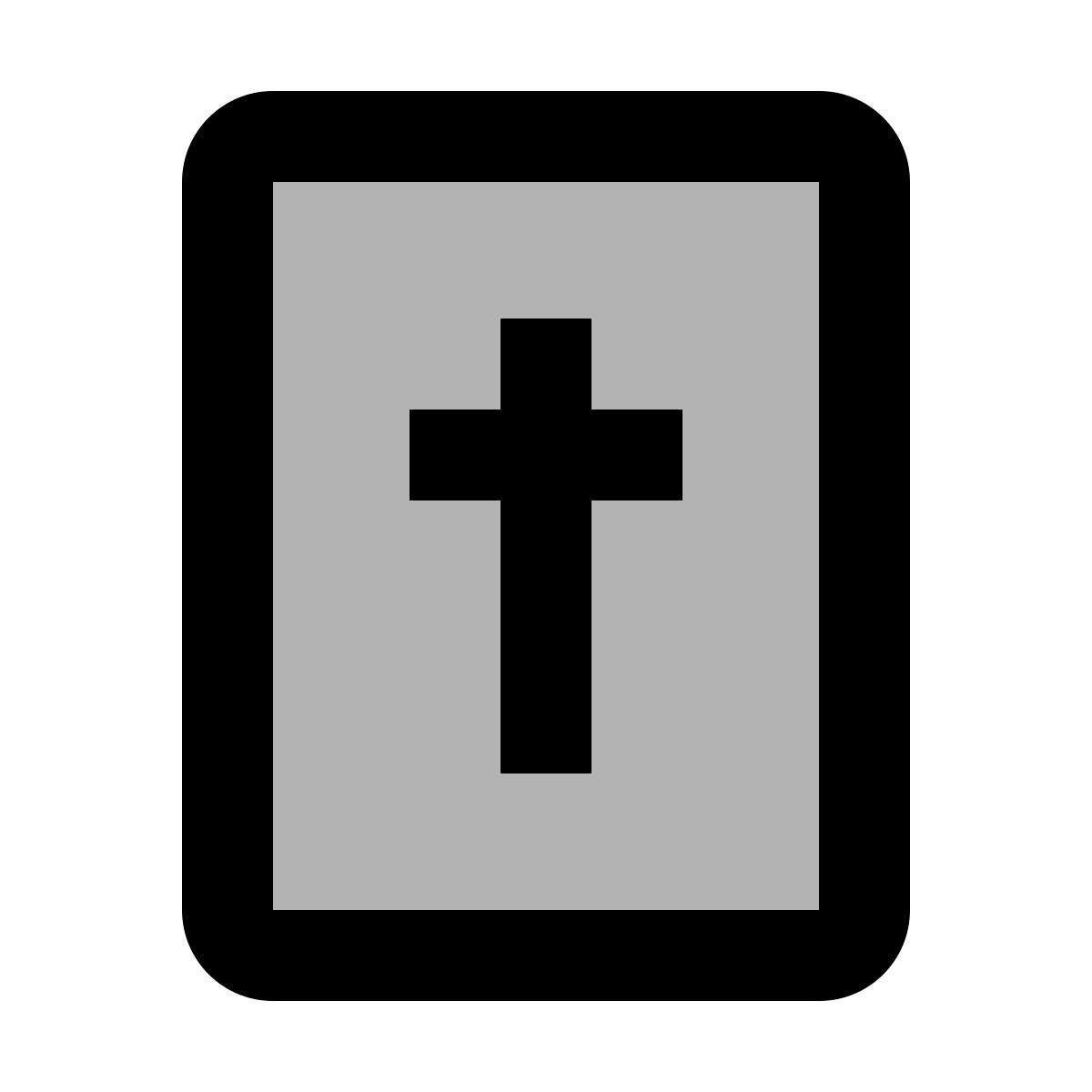 material two tone style 圣经 icon