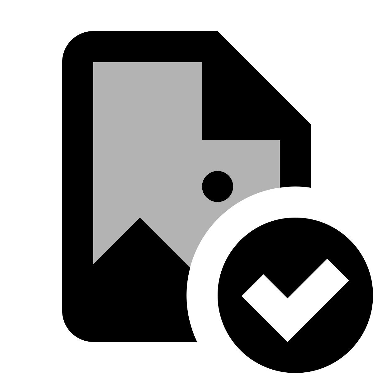 material two tone style arquivo de imagem verificado icon