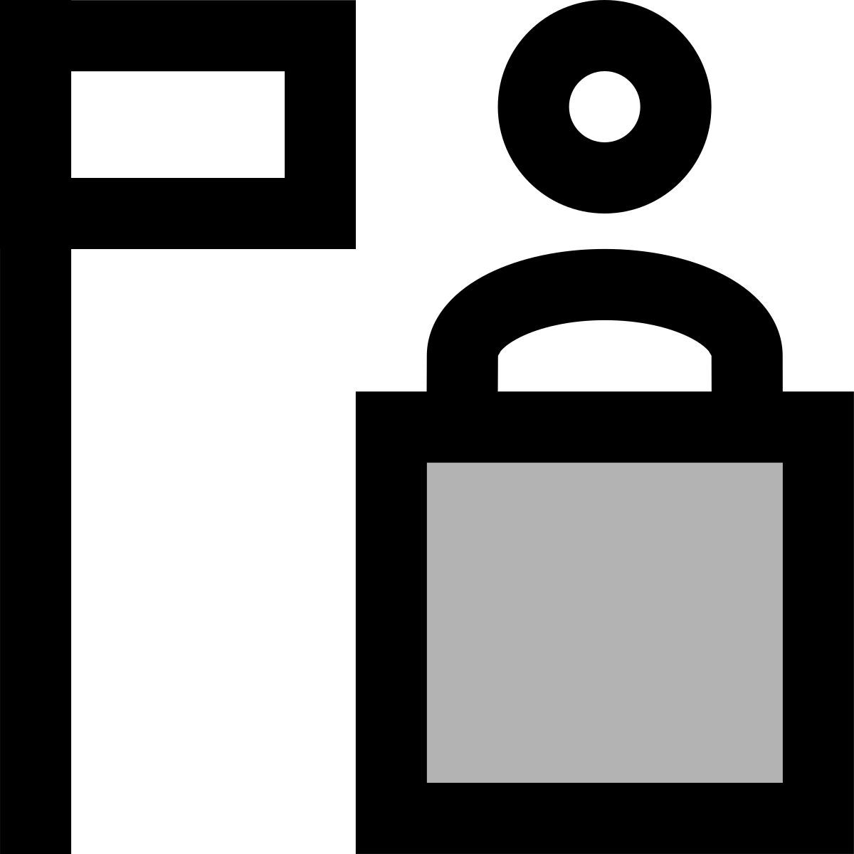 material two tone style 취임 icon