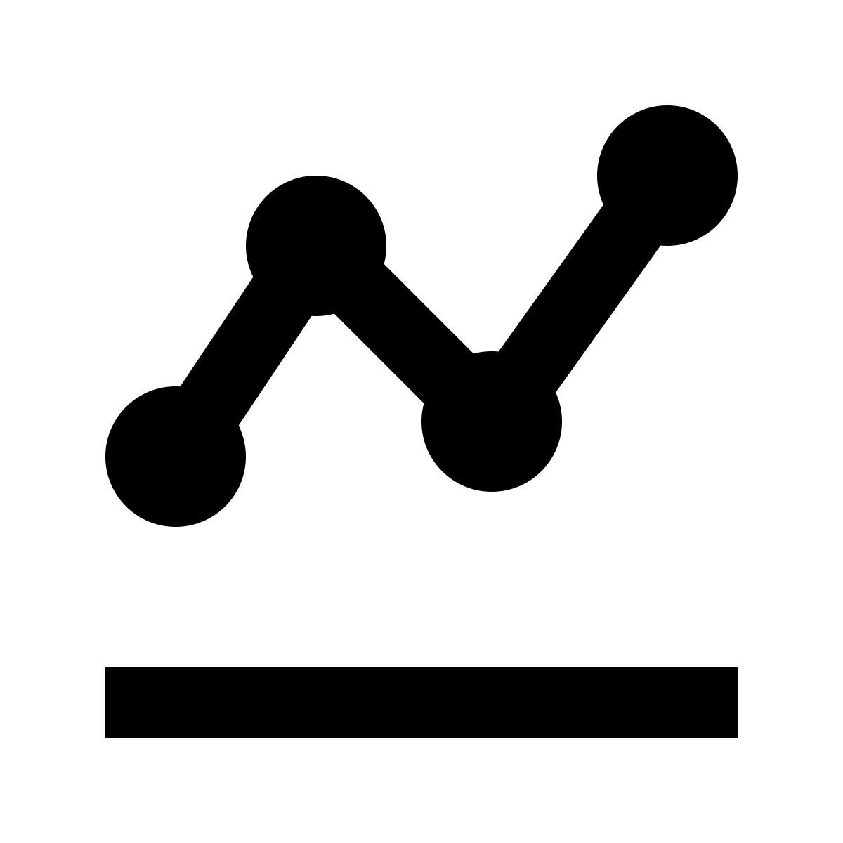 material two tone style increase profits icon