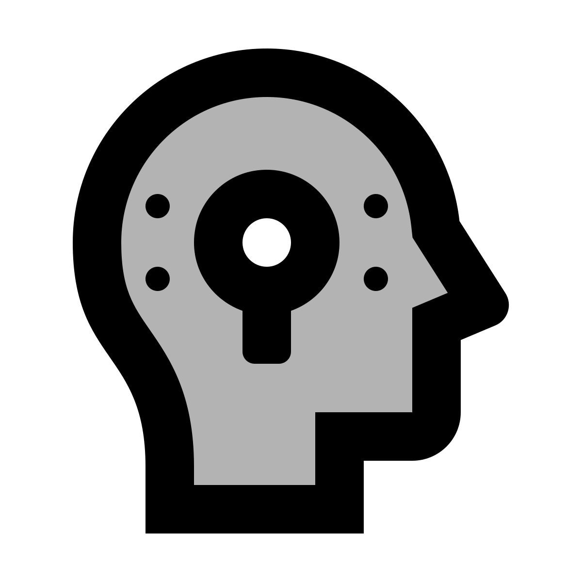 material two tone style innovation icon