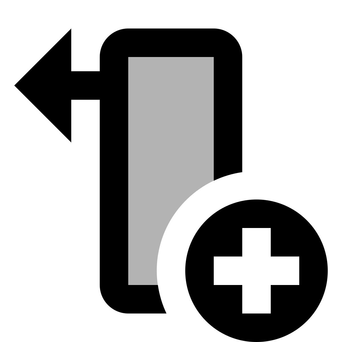 material two tone style inserir coluna esquerda icon