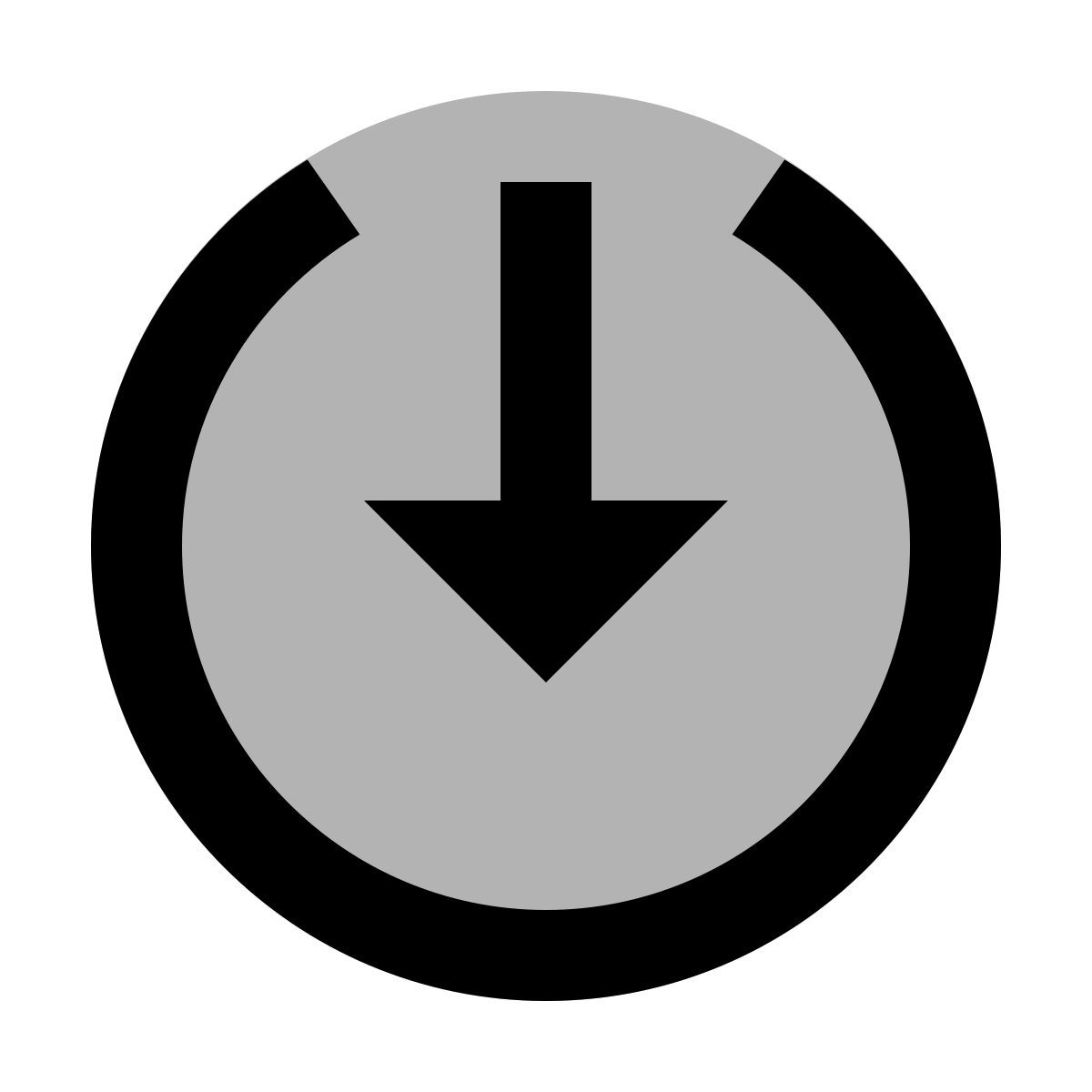 material two tone style interne icon